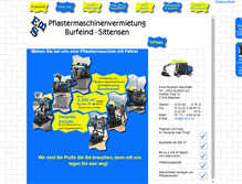 Tablet Screenshot of pflastermaschinenvermietung.de